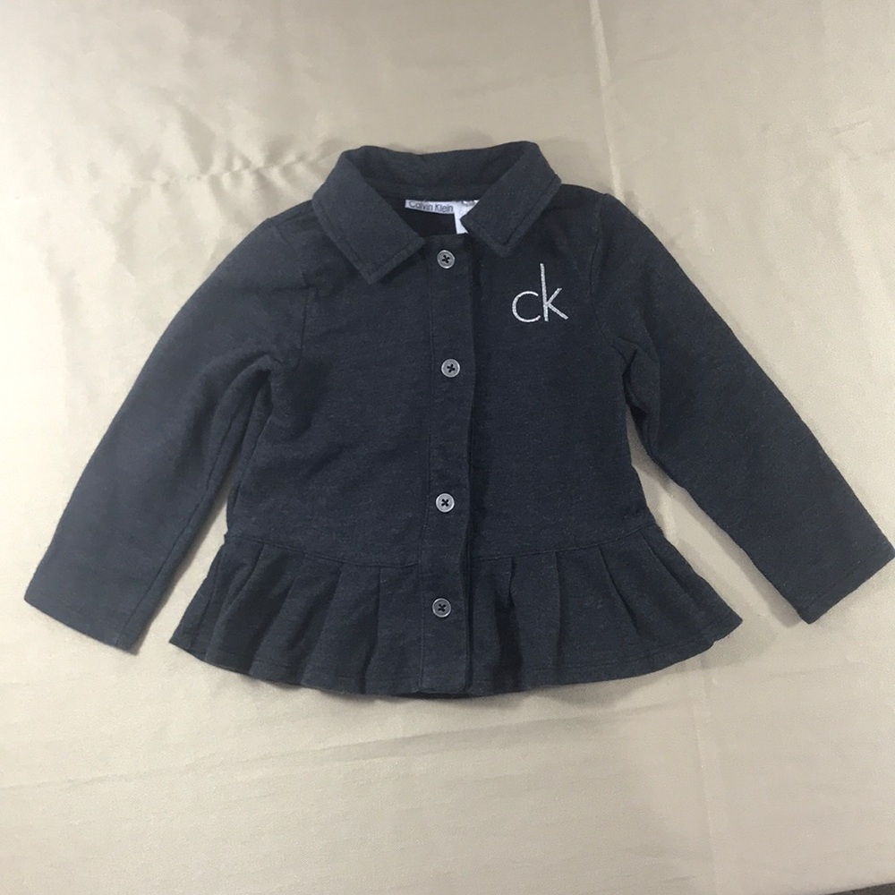 Calvin Klein Girls Sweater Jacket Top